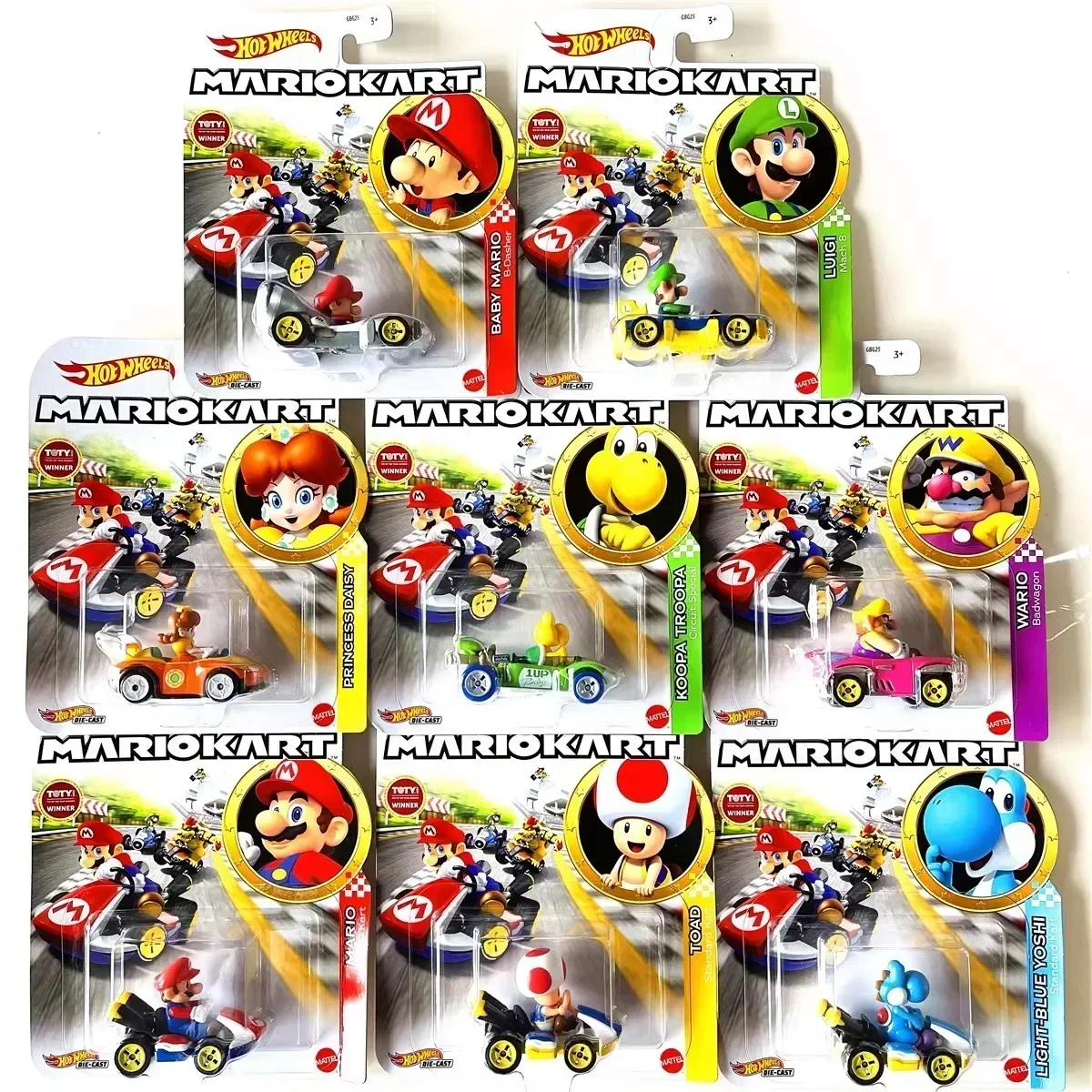 Hot Wheels Car Mainline - Hot Wheels Mario Kart Die-Cast carro
