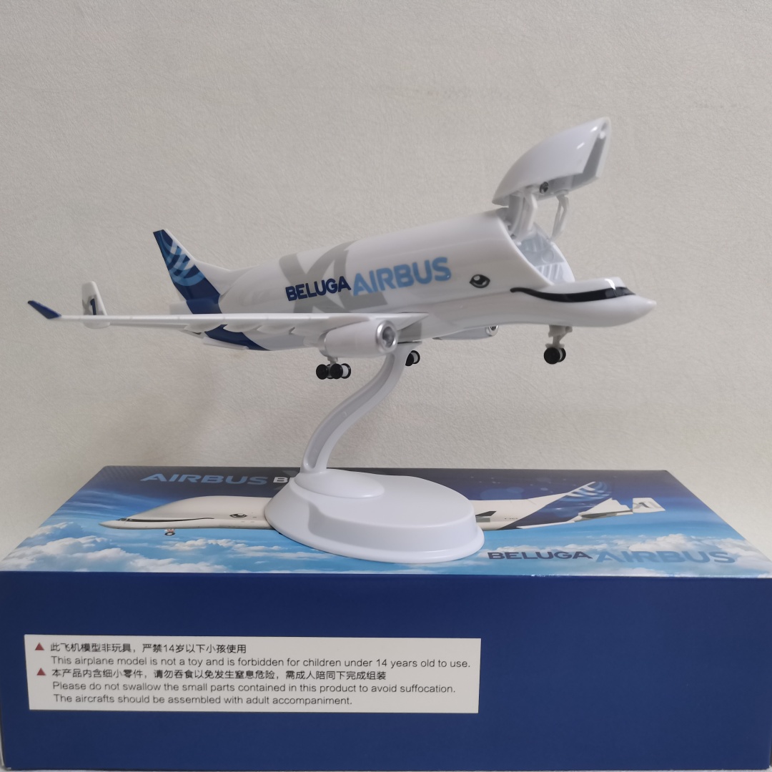 Model Airplane Plastic - Aeronave em escala de 20 cm