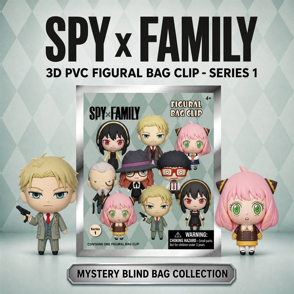 Mystery Box Blind Bag - Spy x Family Chaveiro de PVC
