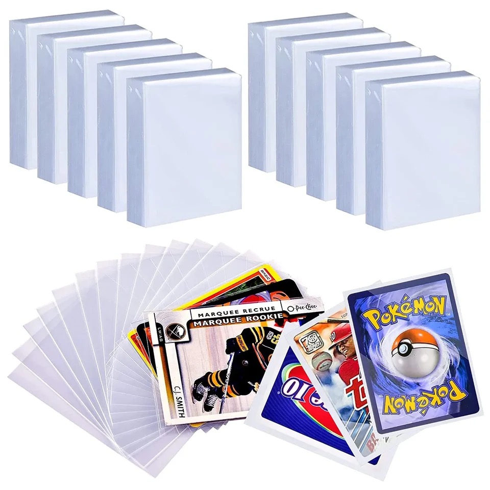 200 pçs transparente capa de c - Card Penny Sleeve avaliação e preço