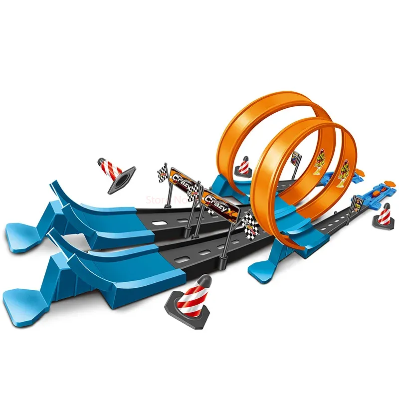 Novo Kit de Pista de Corrida d - Hot Wheels Car Track Sets avaliação e preço