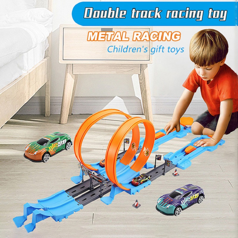 Novo Kit de Pista de Corrida d - Hot Wheels Car Track Sets avaliação e preço