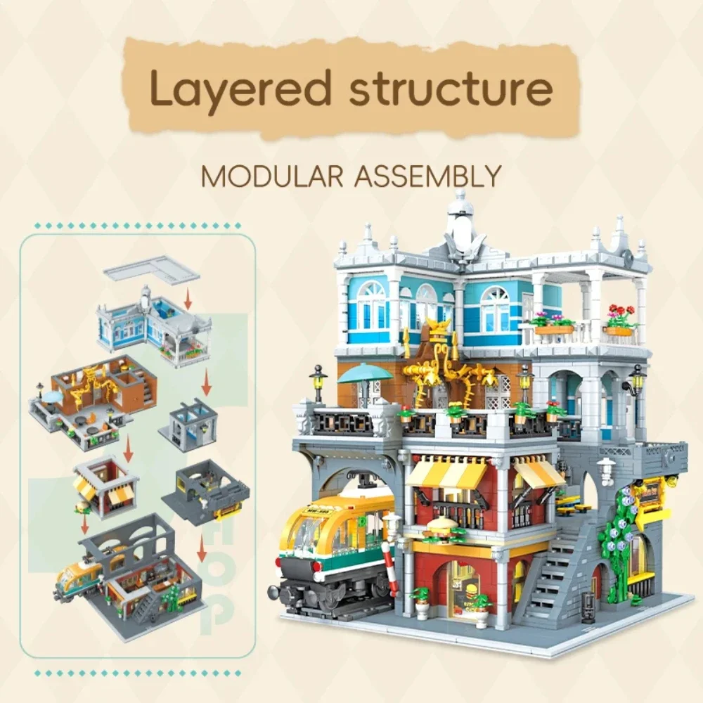 Burgershop conjuntos de blocos - Lego Set City avaliação e preço