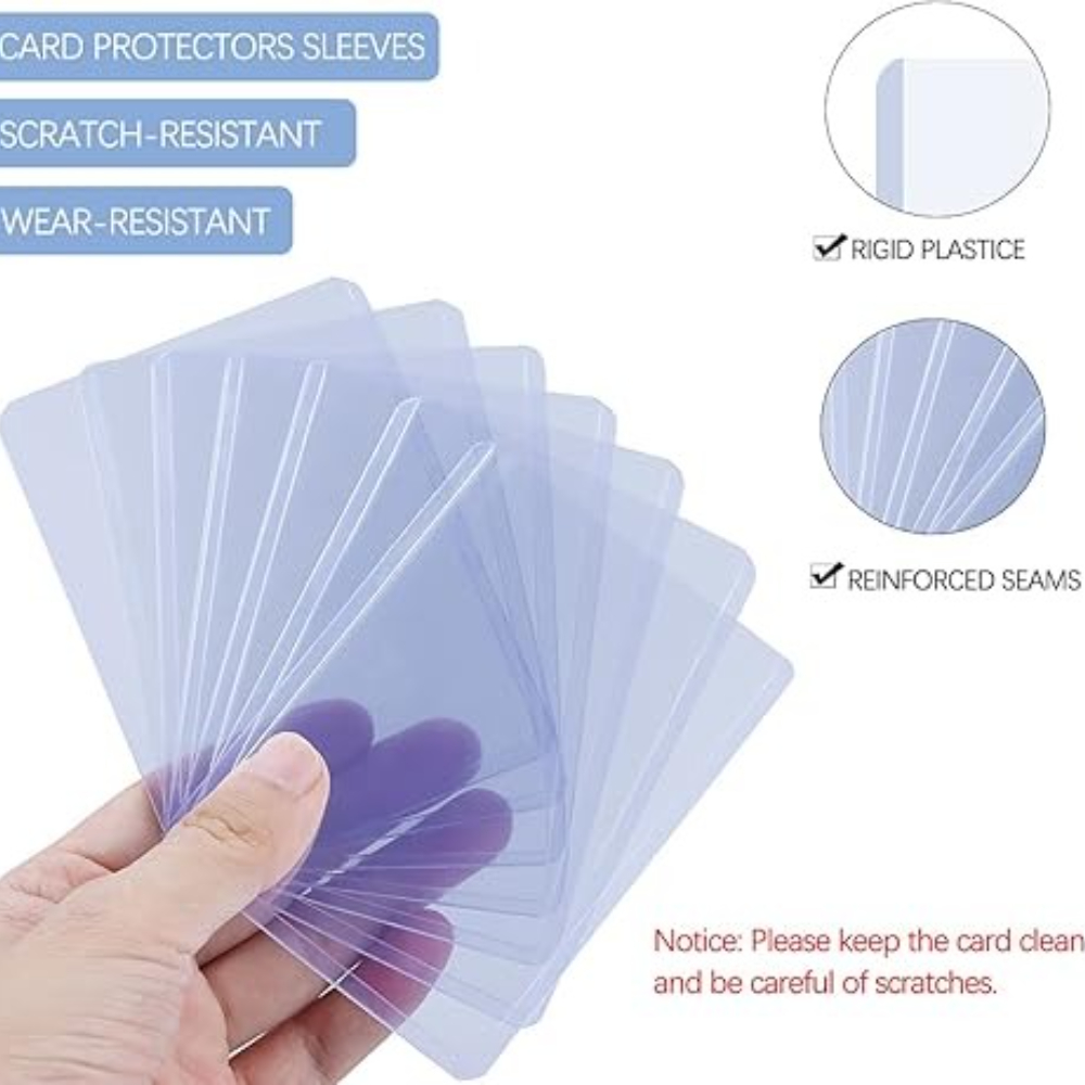 1-200 pces 35pt mangas de cart - Card Penny Sleeve avaliação e preço